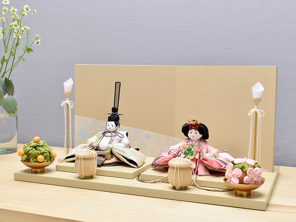 絶品『岩みつこ』岐阜山田焼き土雛人形セット - 雛人形・ひな祭り